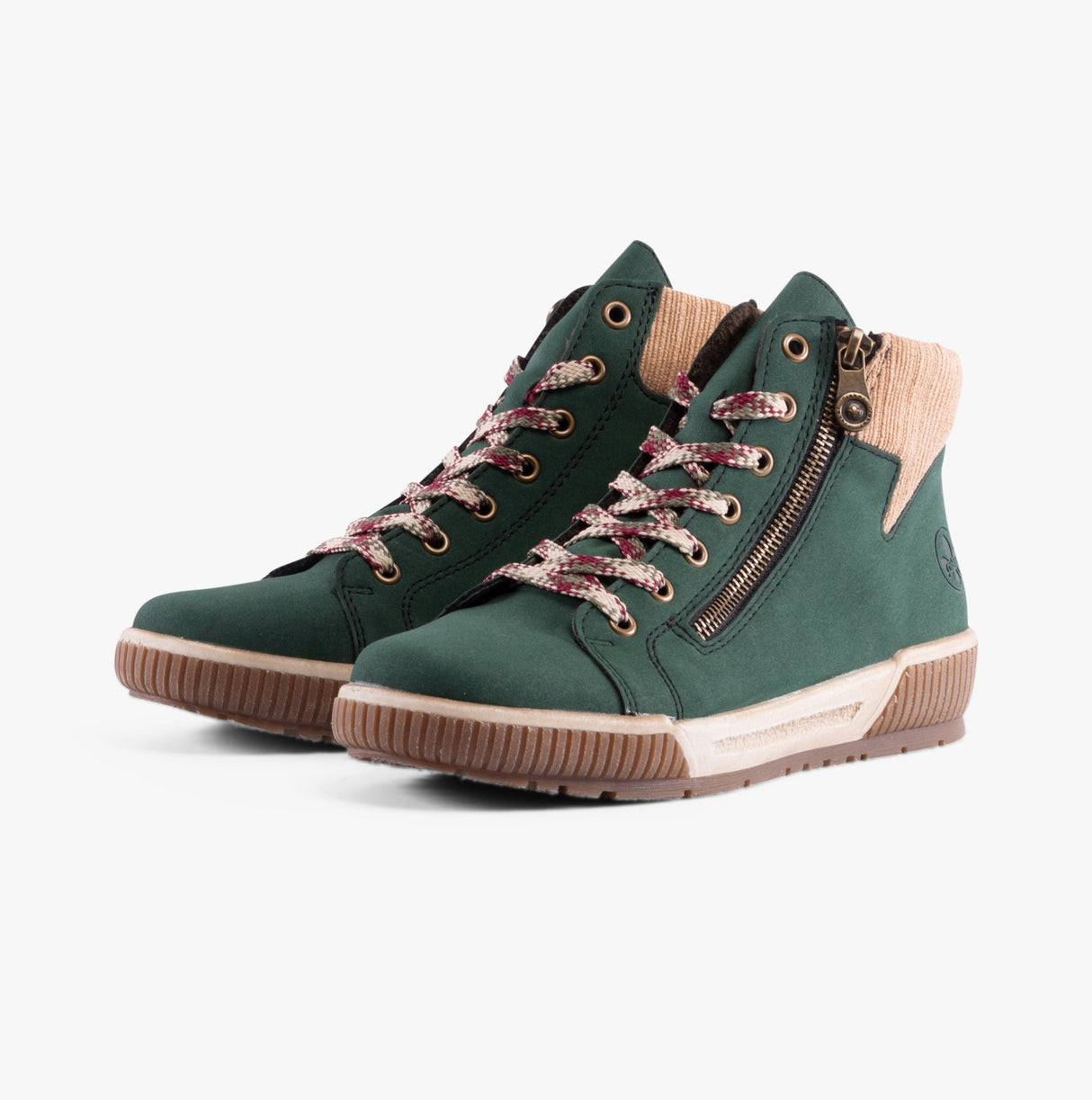 Rieker N0709-54 Womens Boots Green