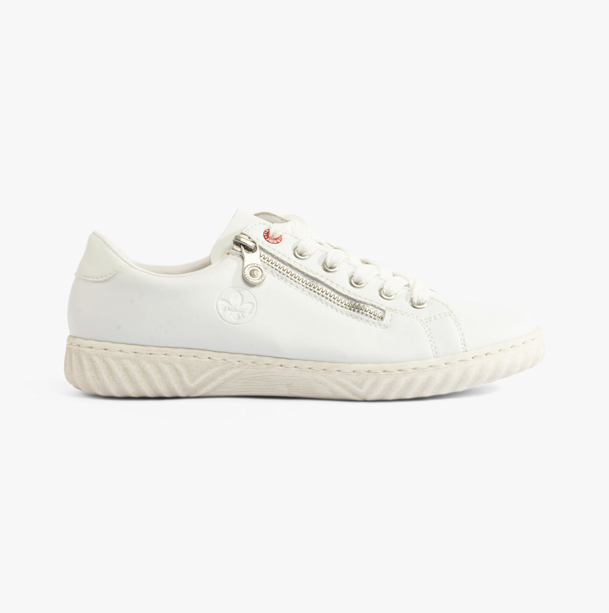 Rieker N0900-81 Womens Shoes White