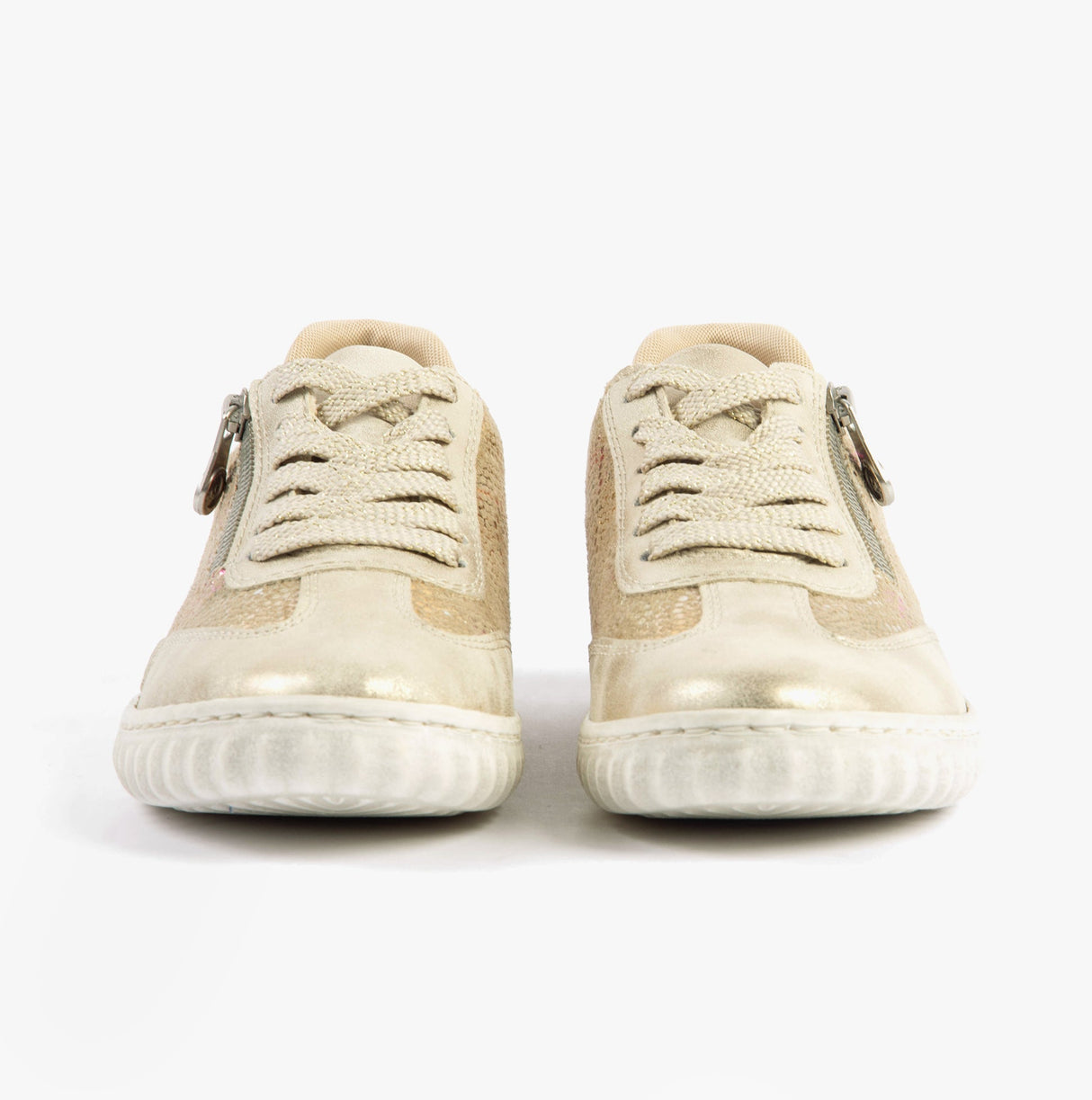 Rieker N0902-90 Womens Trainers Beige