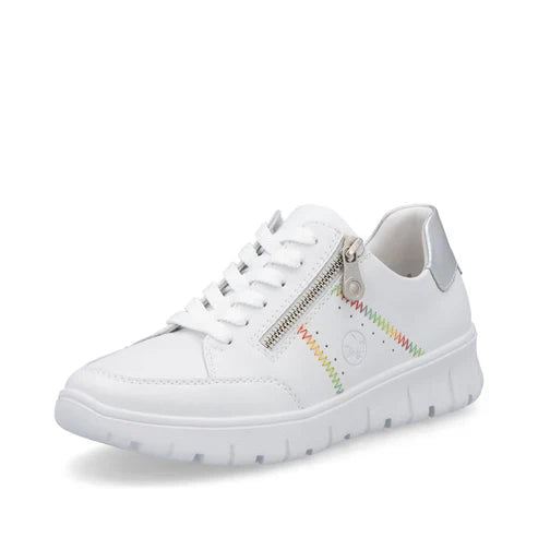 Rieker N1313-80 Womens Shoes White