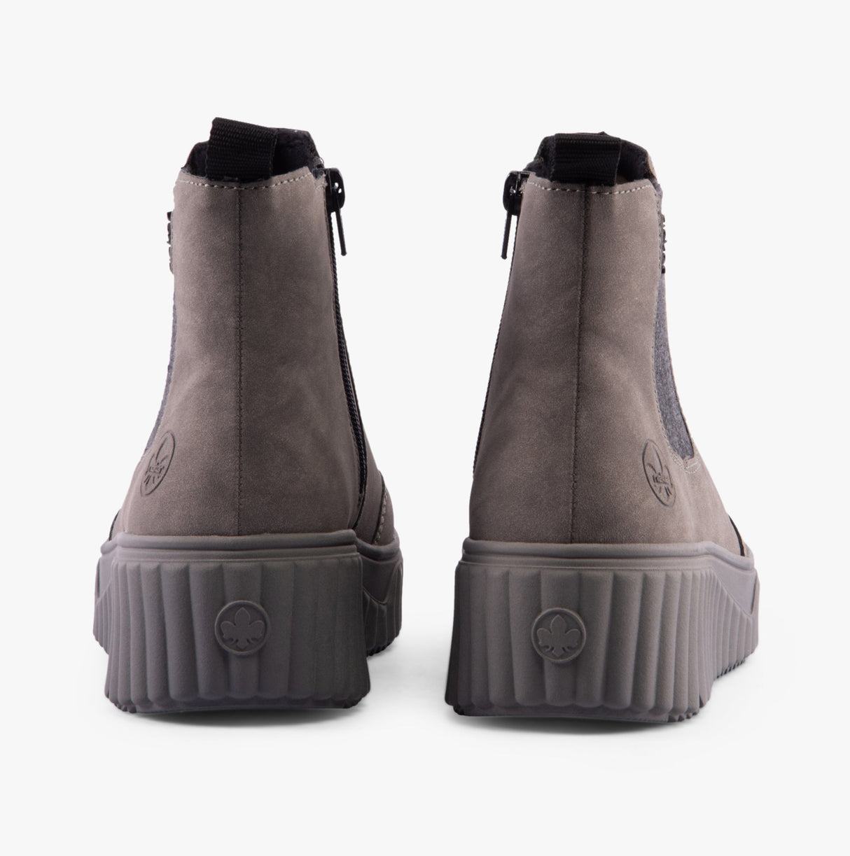 Rieker N2553-40 Womens Boots Grey