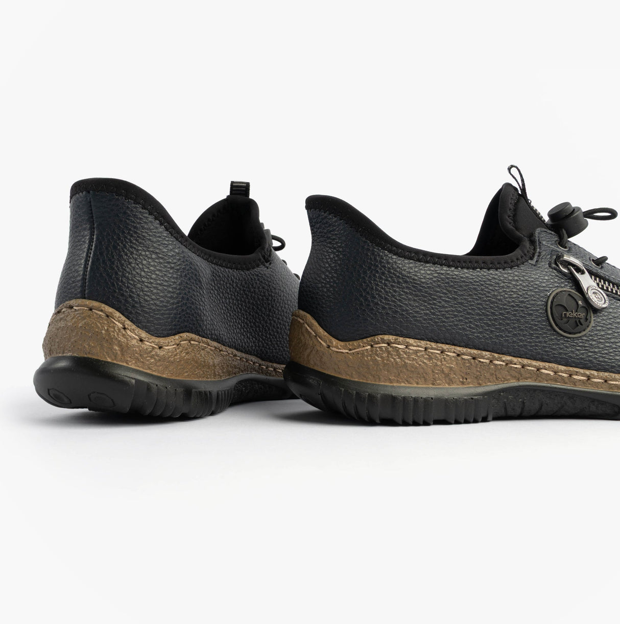 Rieker N3267-54 Nikita Womens Bungee Lace Shoes Blue