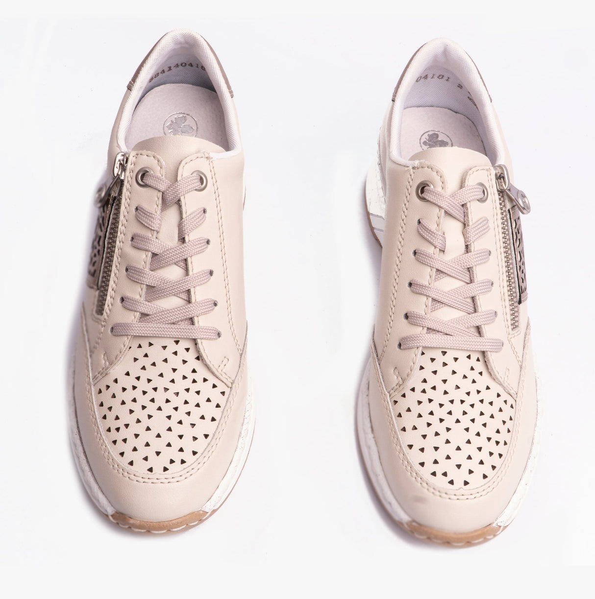 Rieker N4344-60 Womens Shoes Beige