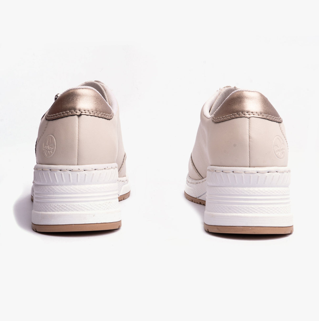 Rieker N4344-60 Womens Shoes Beige