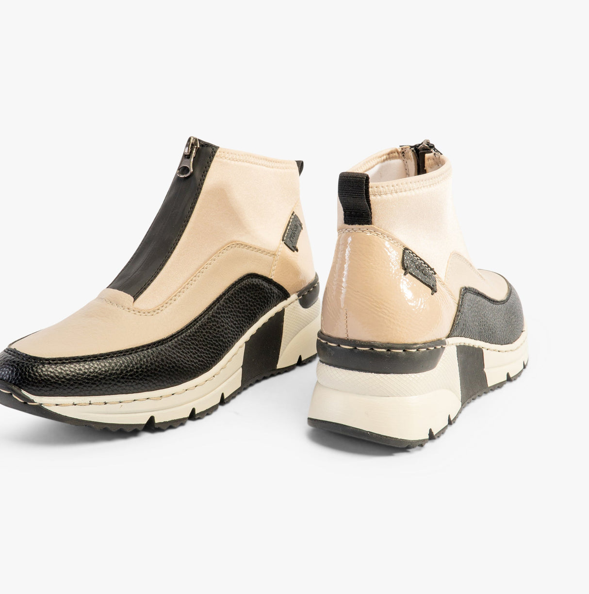 Rieker N6352-60 Womens Boots Beige