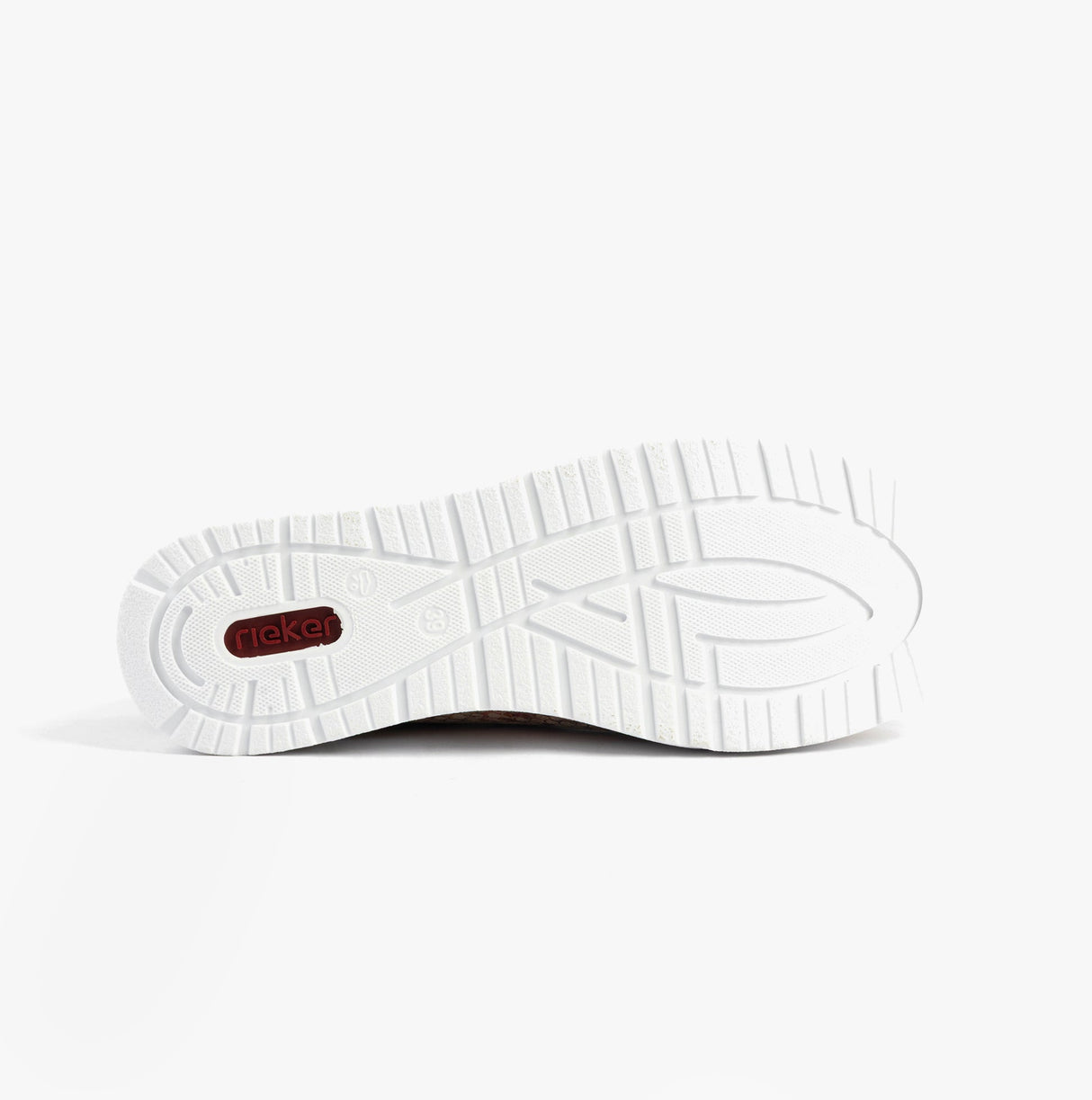 Rieker N8103-60 Womens Shoes Beige Combination