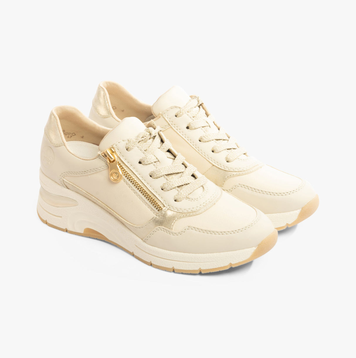 Rieker N9301-60 Womens Shoes Beige