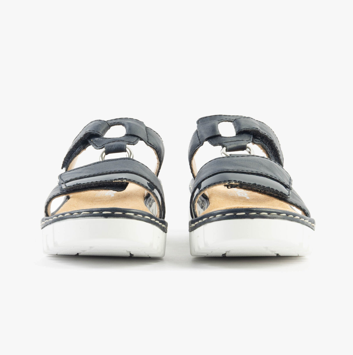 Rieker V1396-14 Womens Sandals Blue