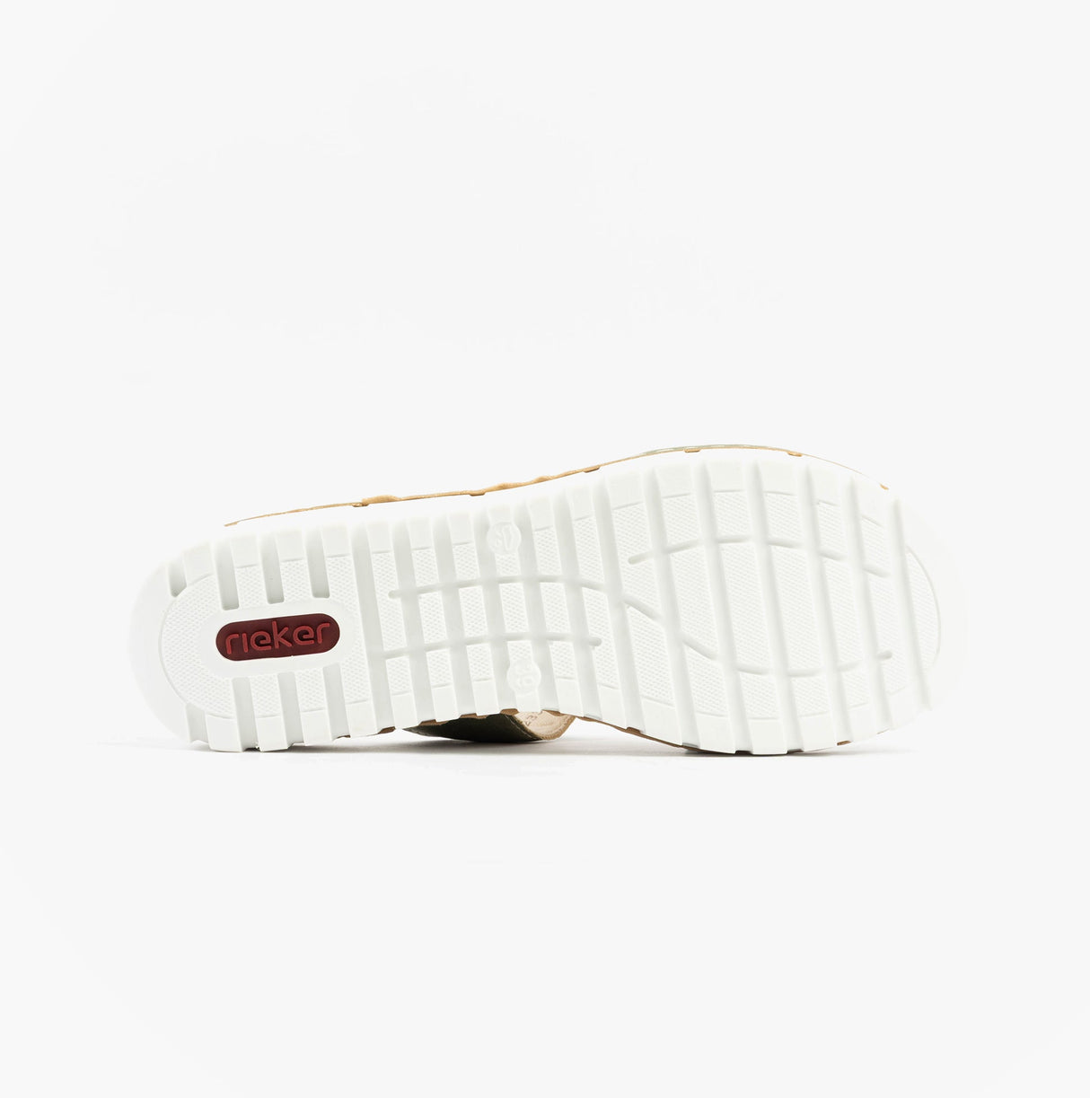 Rieker V1396-52 Womens Sandals Green Combination