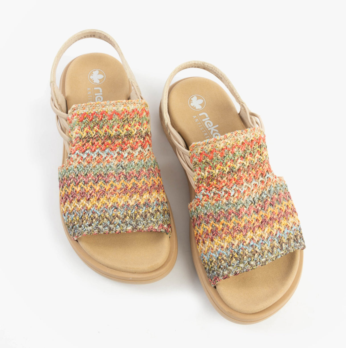 Rieker V1541-90 Womens Sandals Multi