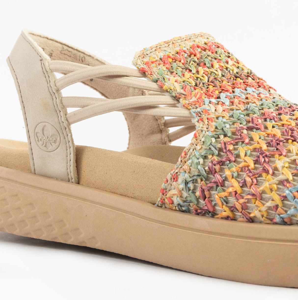 Rieker V1541-90 Womens Sandals Multi