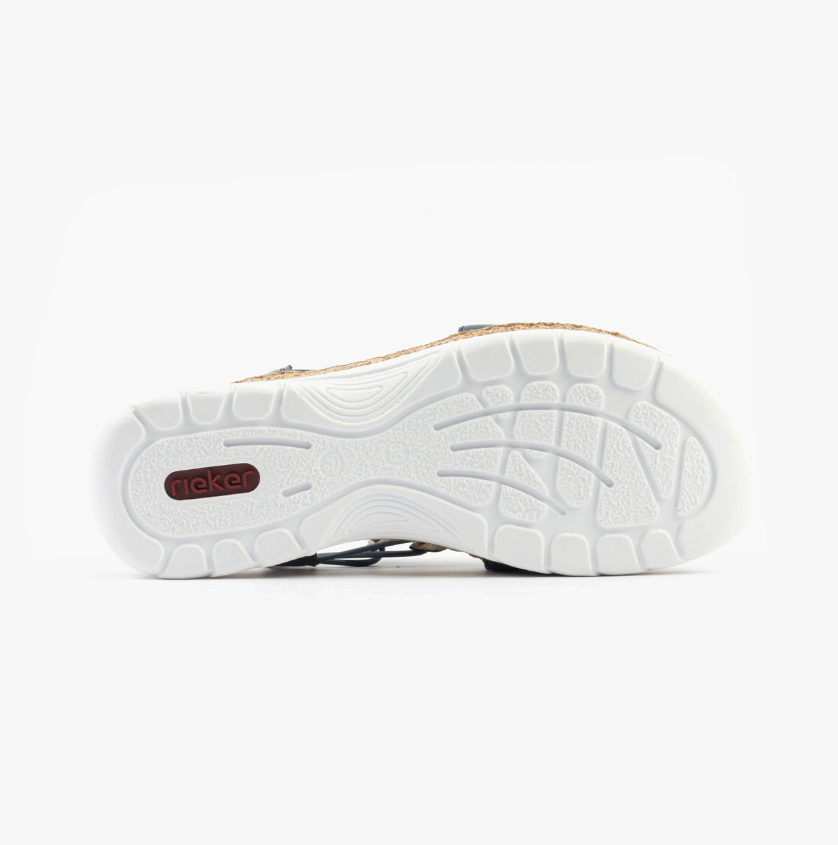 Rieker V2272-14 Womens Sandals Blue