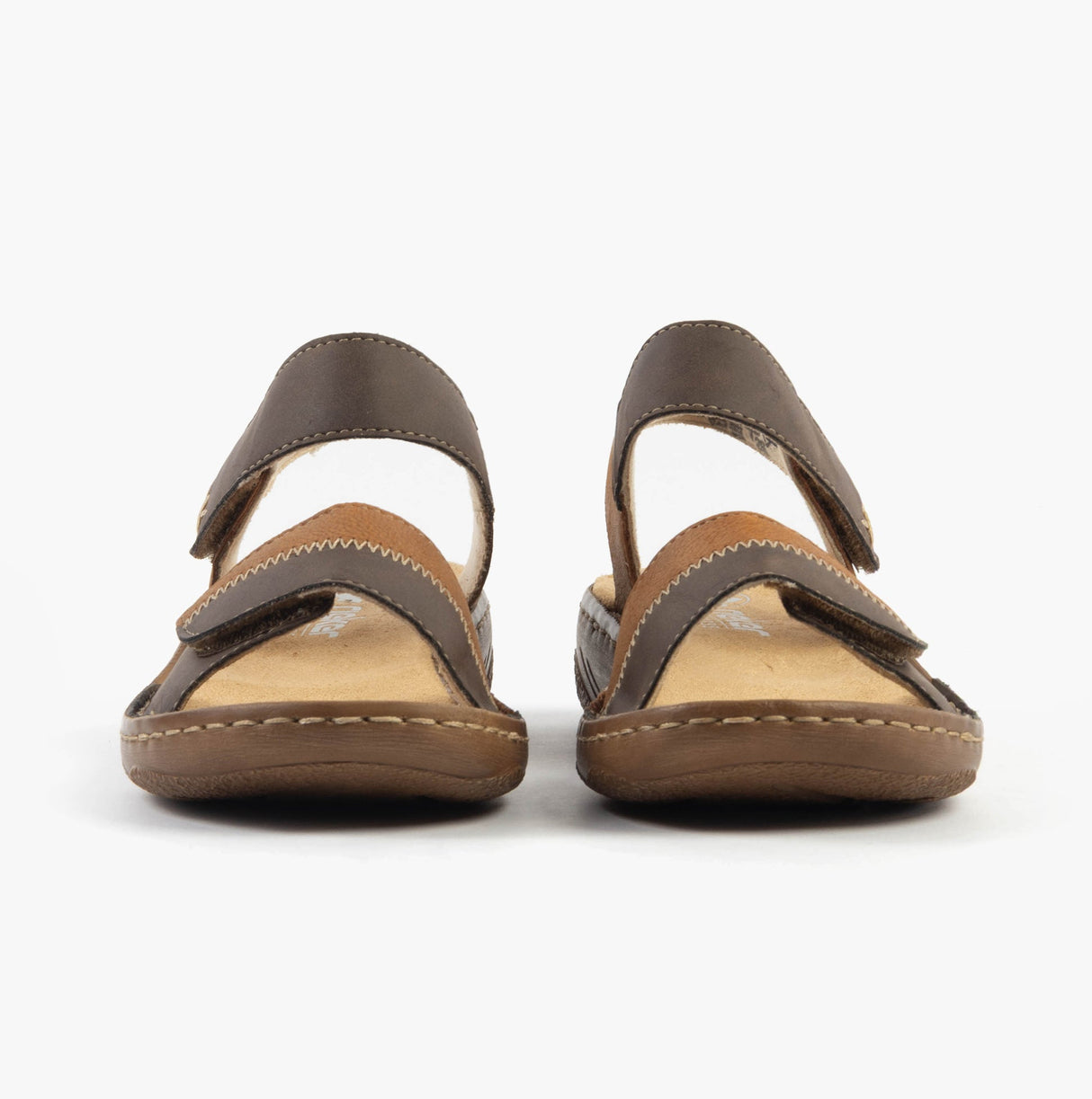 Rieker V2860-24 Womens Sandals Brown