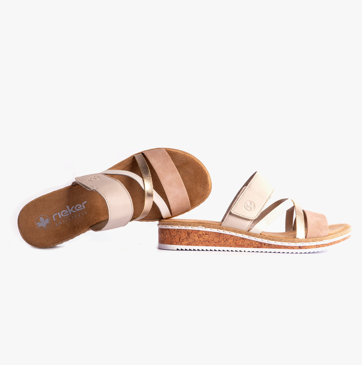 Rieker V3652-94 Womens Sandals Multi