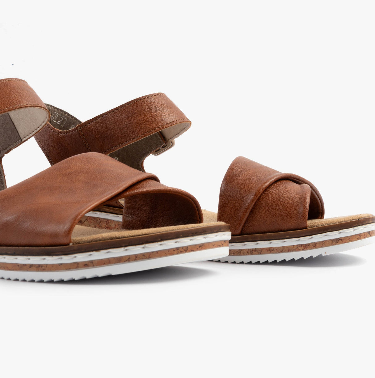 Rieker V3691-22 Womens Sandals Brown