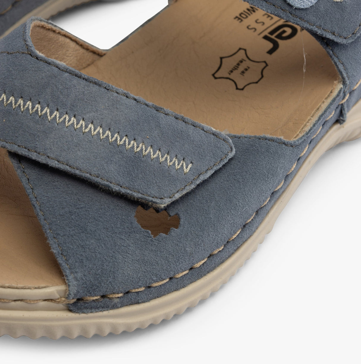 Rieker V7474-10 Womens Sandals Blue