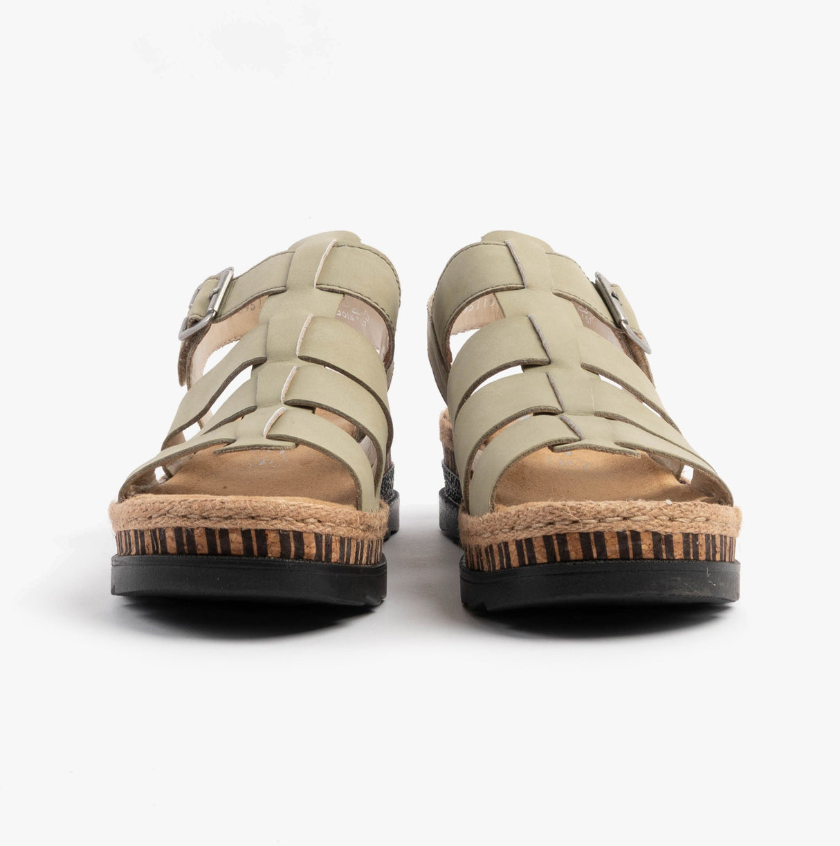 Rieker V7904-52 Womens Sandals Green