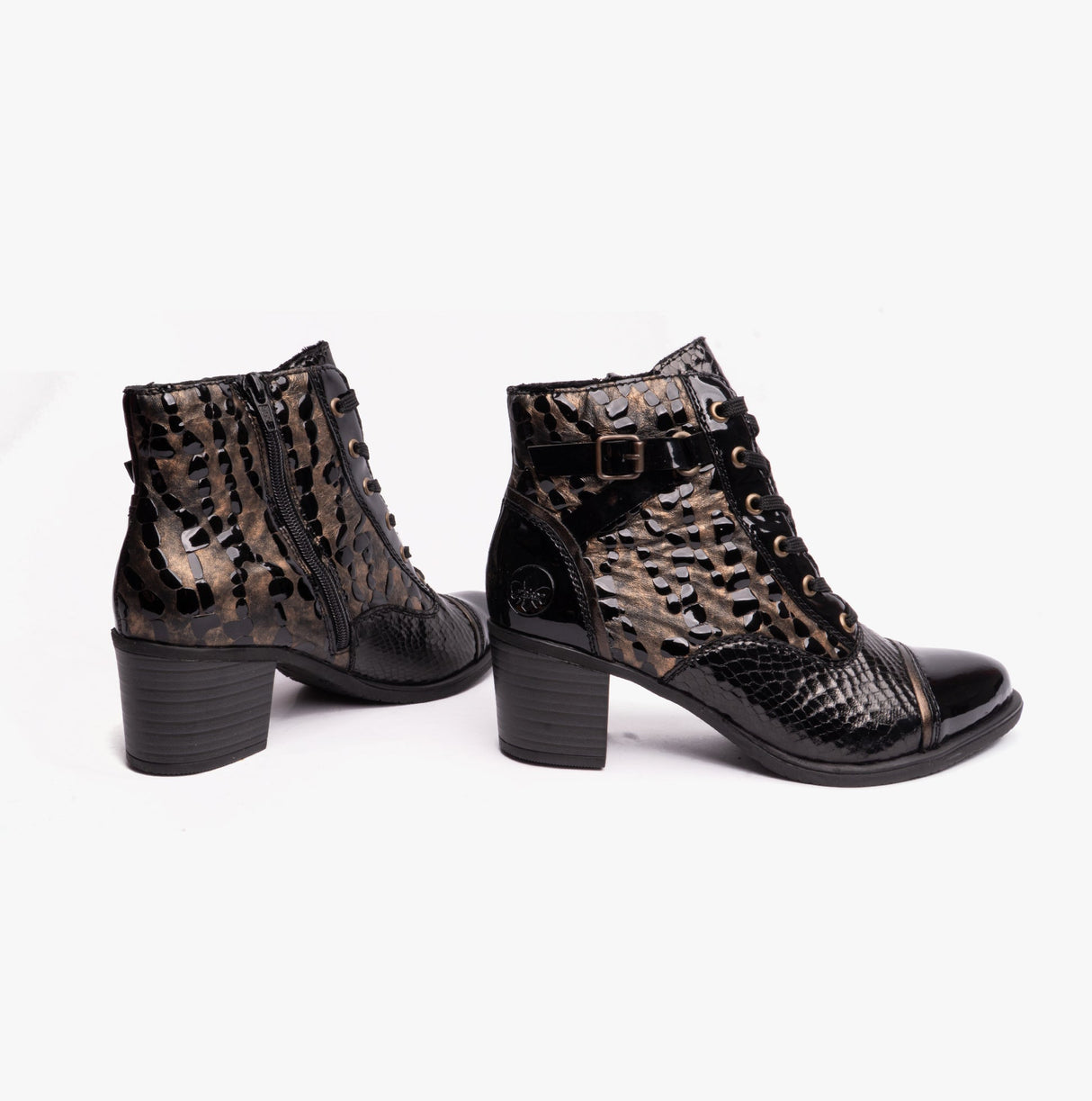 Rieker Y2032-00 Womens Boots Black