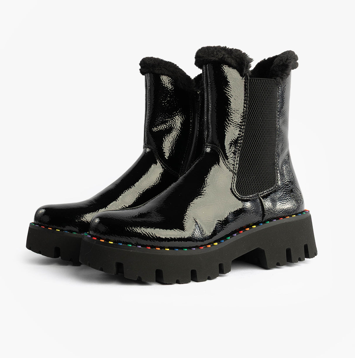 Rieker Y3350-00 Womens Boots Black