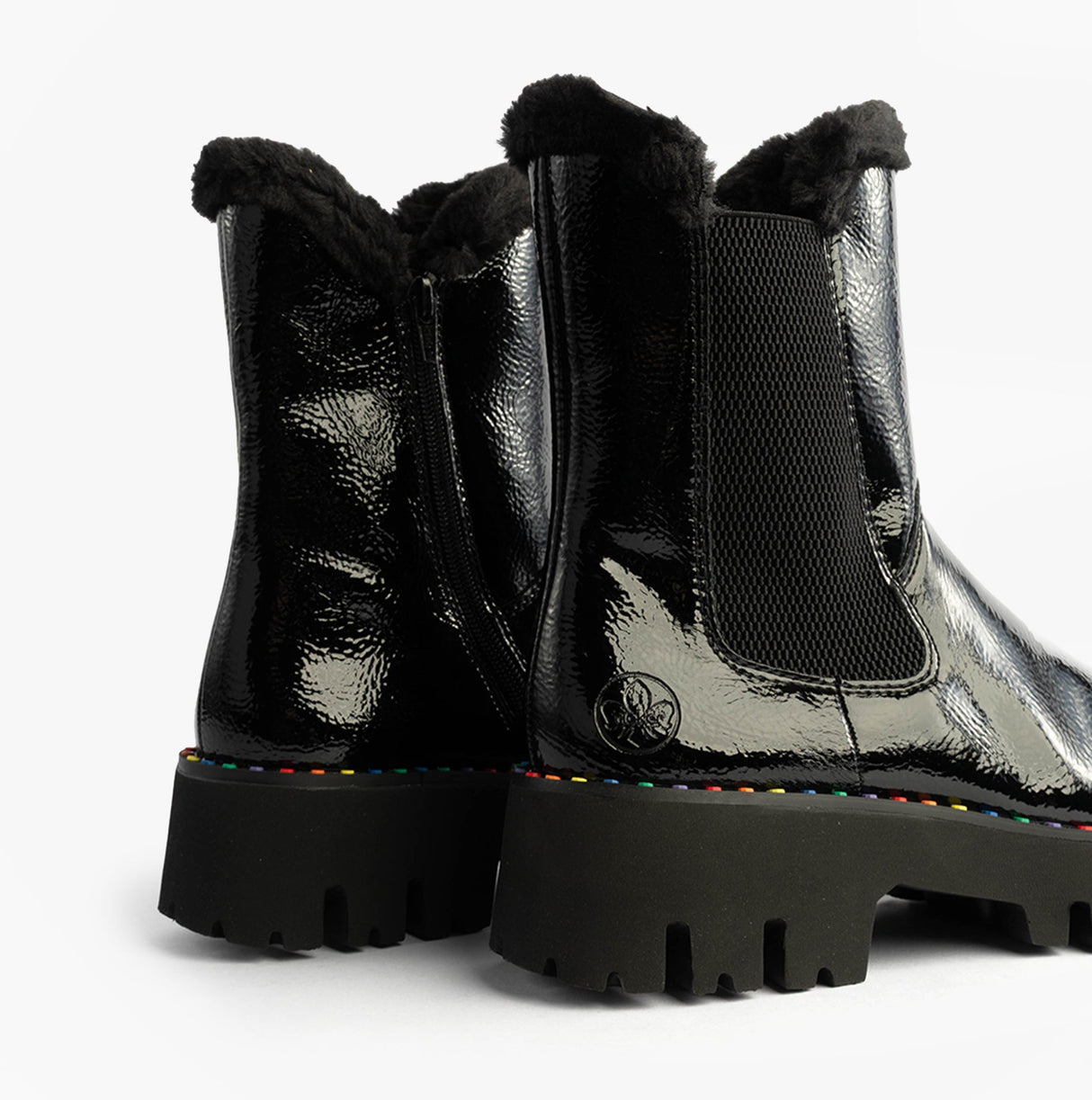 Rieker Y3350-00 Womens Boots Black