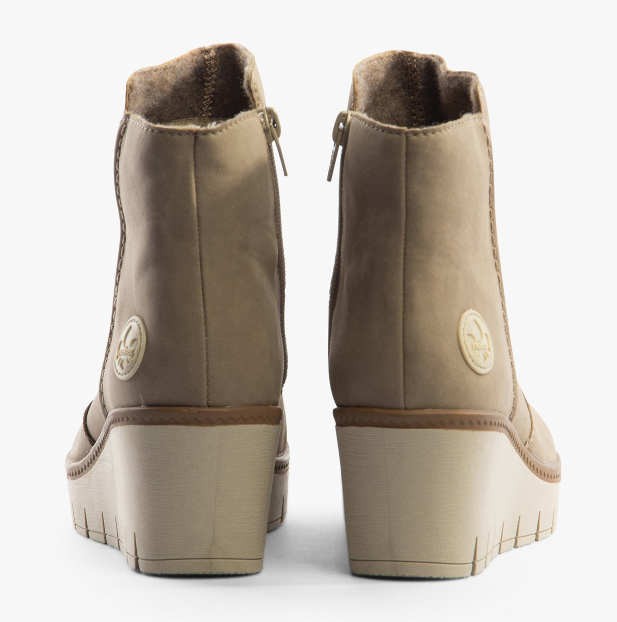 Rieker Y5065-64 Womens Boots Beige