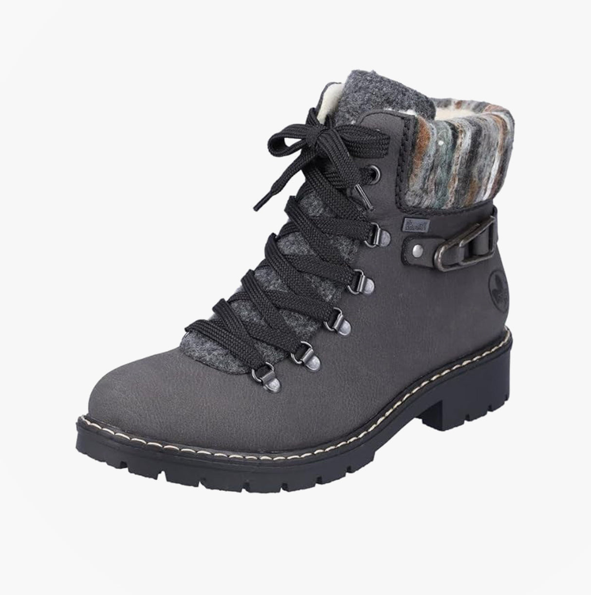 Rieker Y9131-45 Womens Ankle Boots Light Black