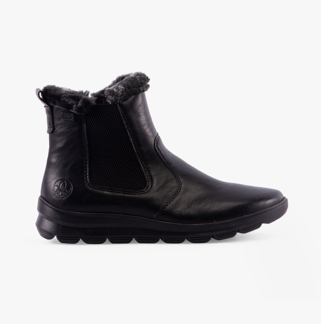 Rieker Z0061-00 Womens Boots Black