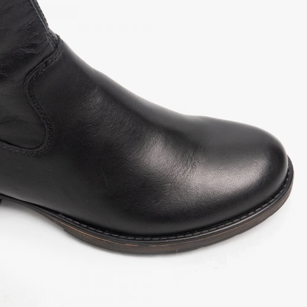 Rieker Z9591-00 Womens Tall Boots Black