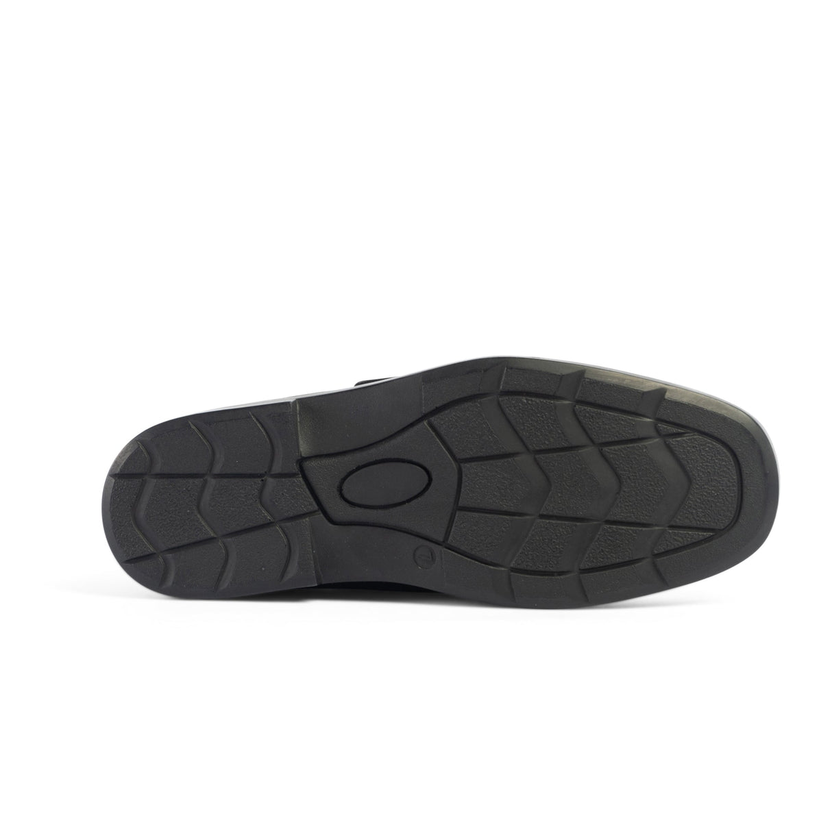 Roamers ROBBIN Mens Leather Touch Fasten Shoes Black