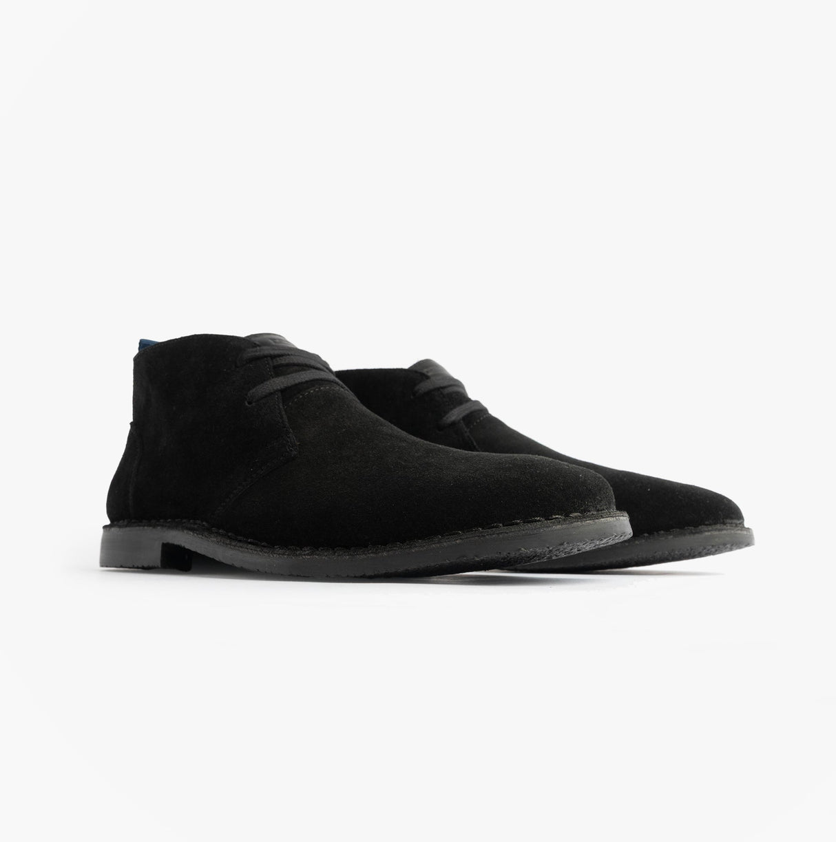 Roamers JACOB Mens Desert Boots Black
