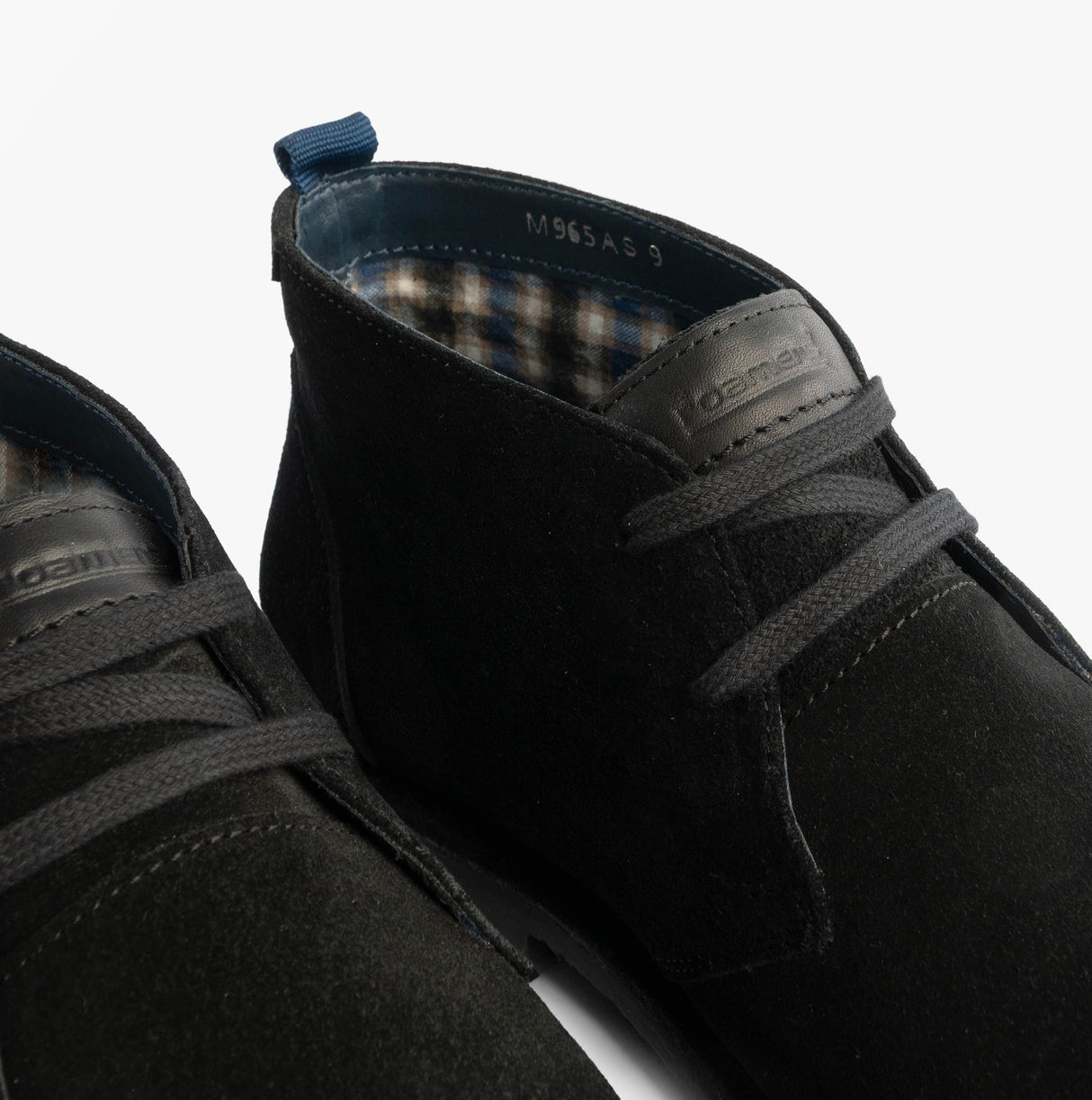 Roamers JACOB Mens Desert Boots Black