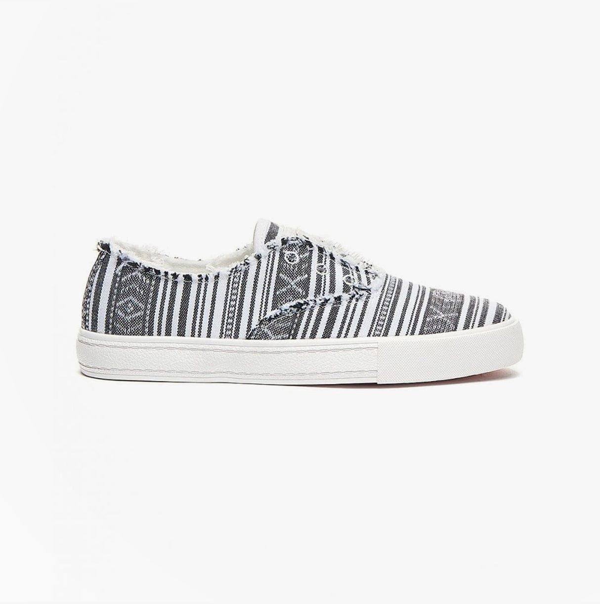 Rocket Dog AFINA ALOE STRIPE Womens Trainers Black/White