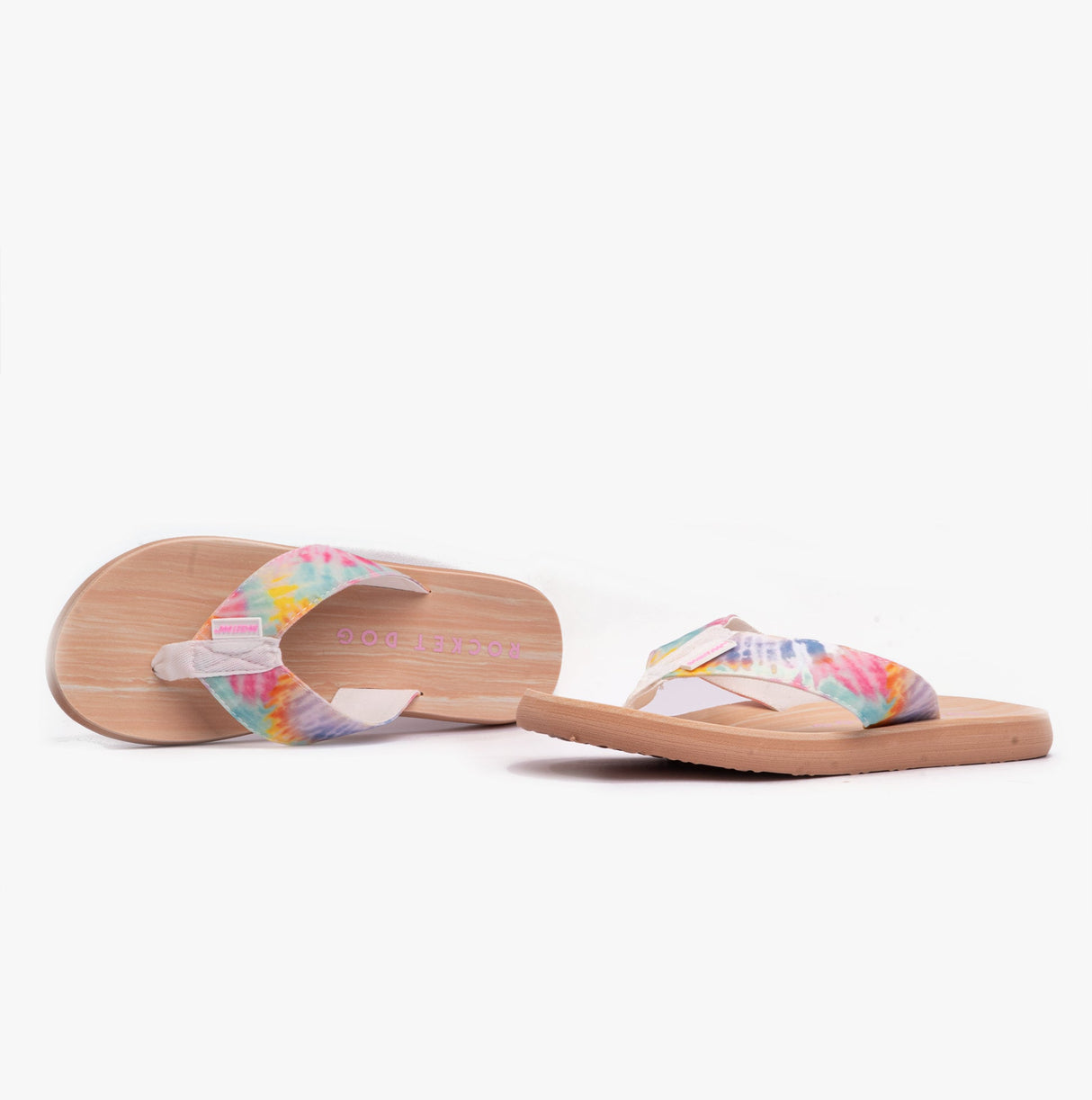 Rocket Dog ADIOS TUCKER Womens Toe Post Pastel Multi