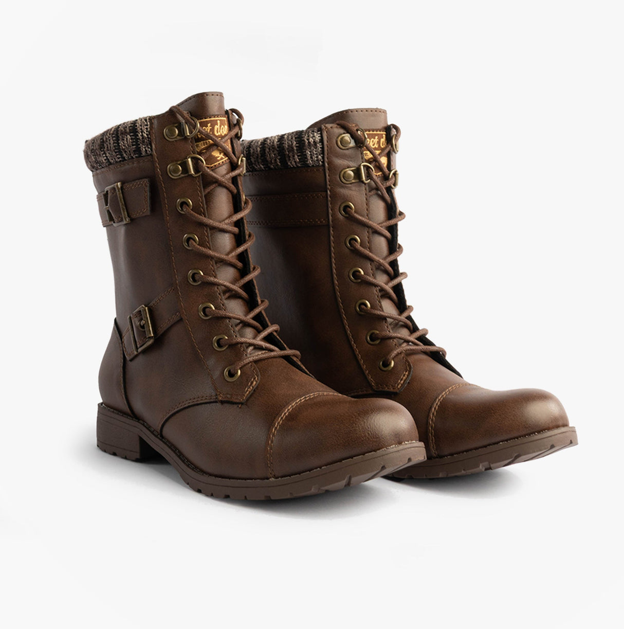 Rocket Dog BILLIE Womens Biker Boots Brown