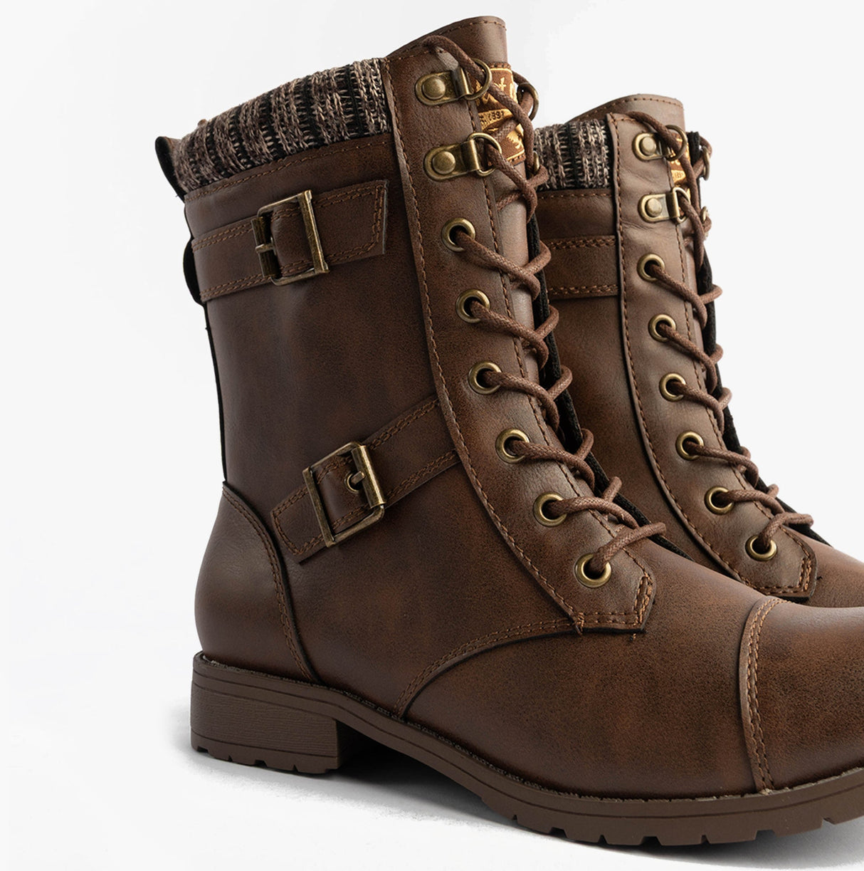 Rocket Dog BILLIE Womens Biker Boots Brown