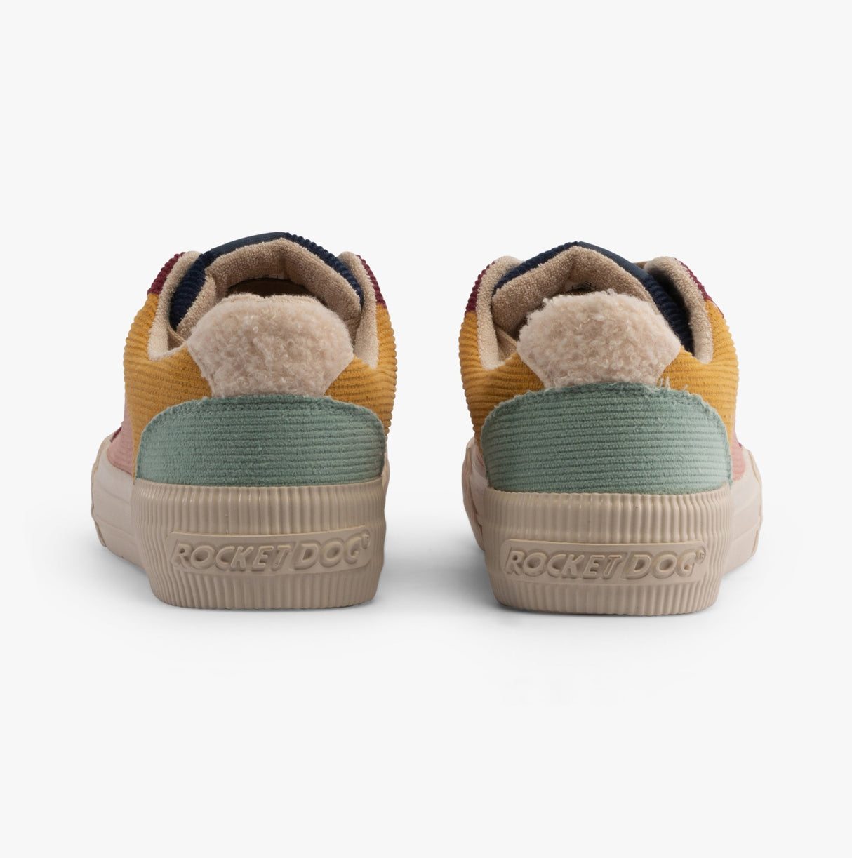 Rocket Dog CHEERY BLOCK Womens Trainers Slate Blue/Dusty Pink