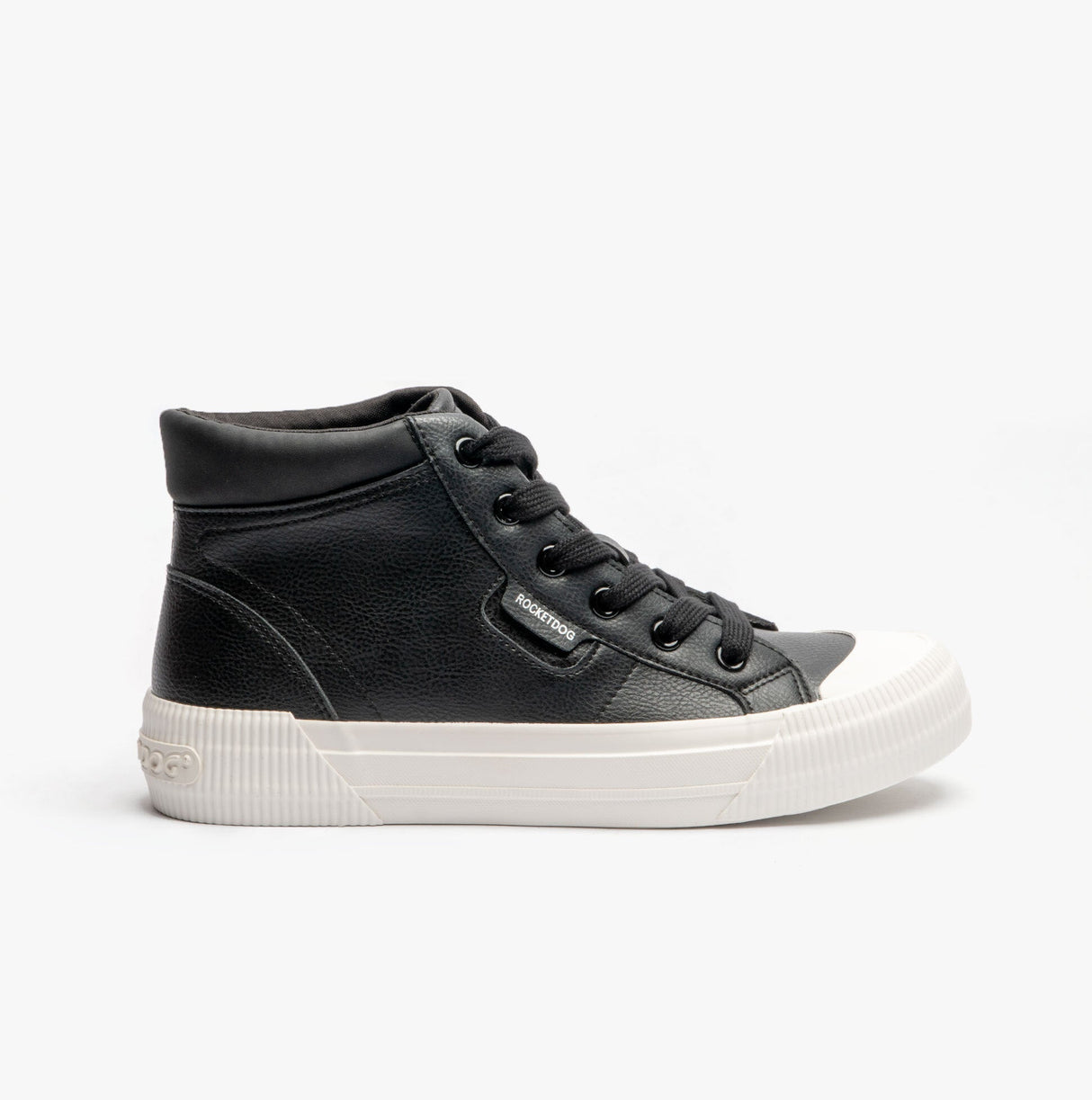 Rocket Dog CHEERY HI Womens High Top Trainers Black