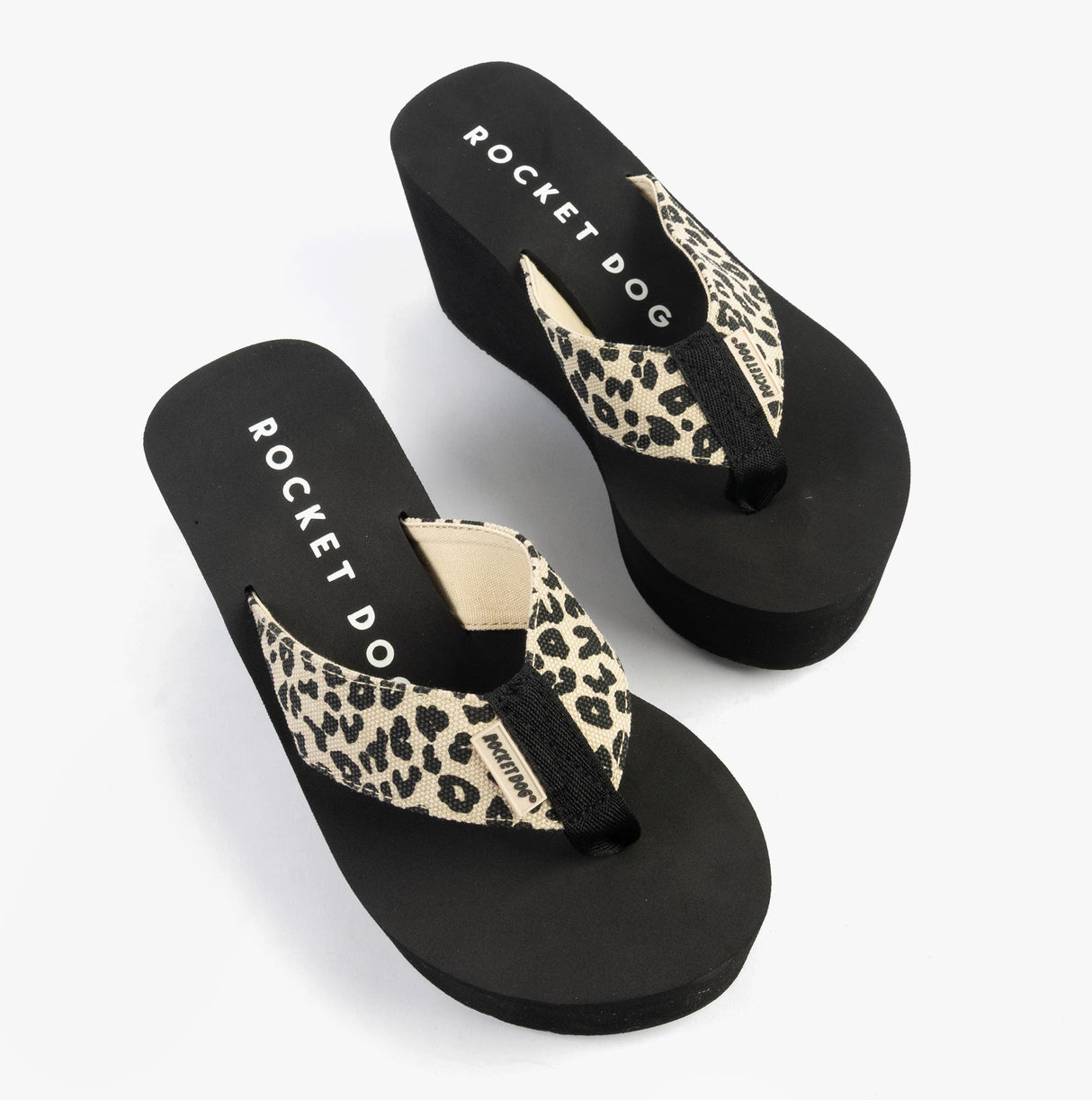 Rocket Dog CRUSH LEON LEOPARD Womens Sandals Natural