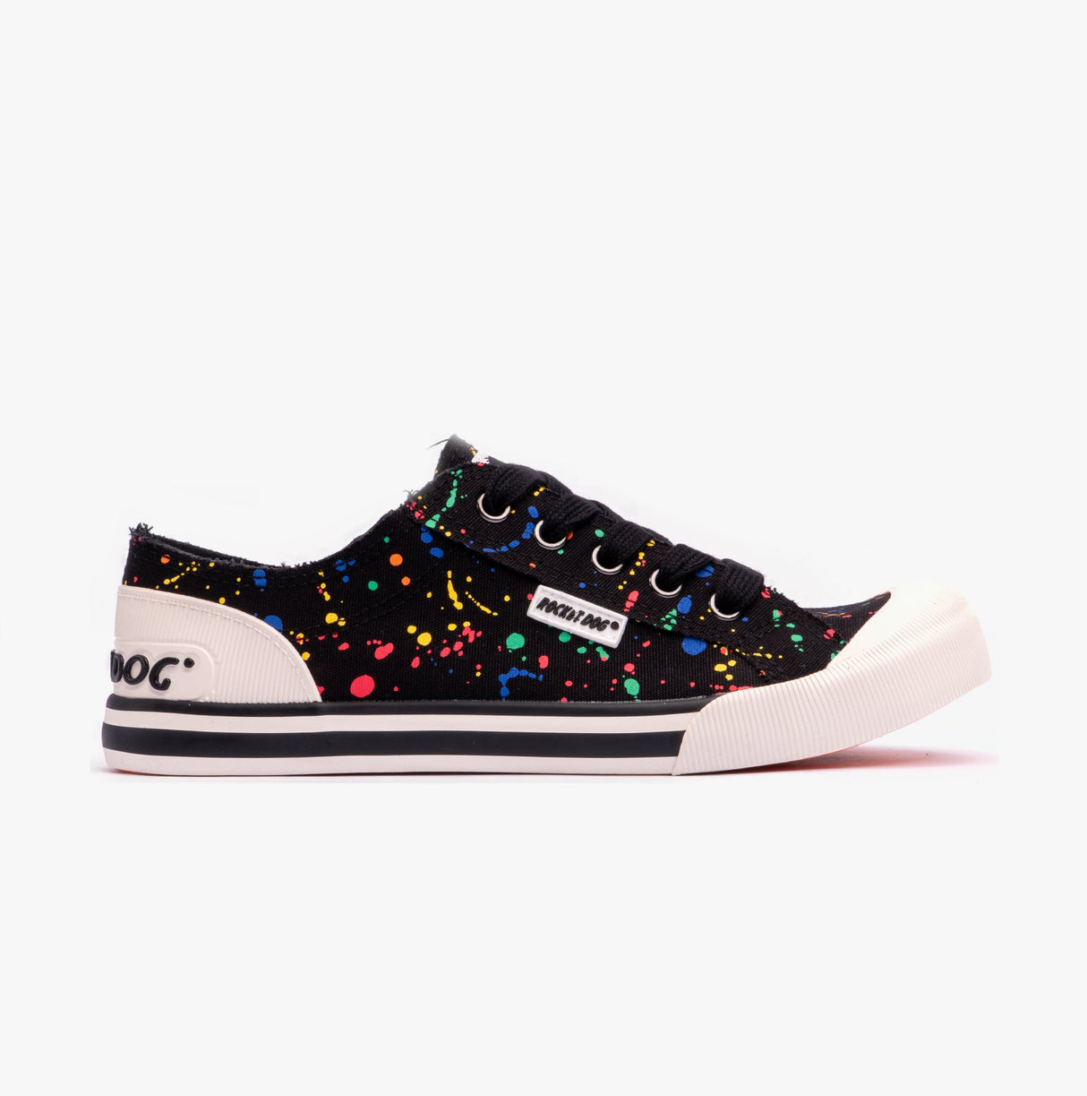 Rocket Dog JAZZIN SPLASH Womens Trainers Black Multi