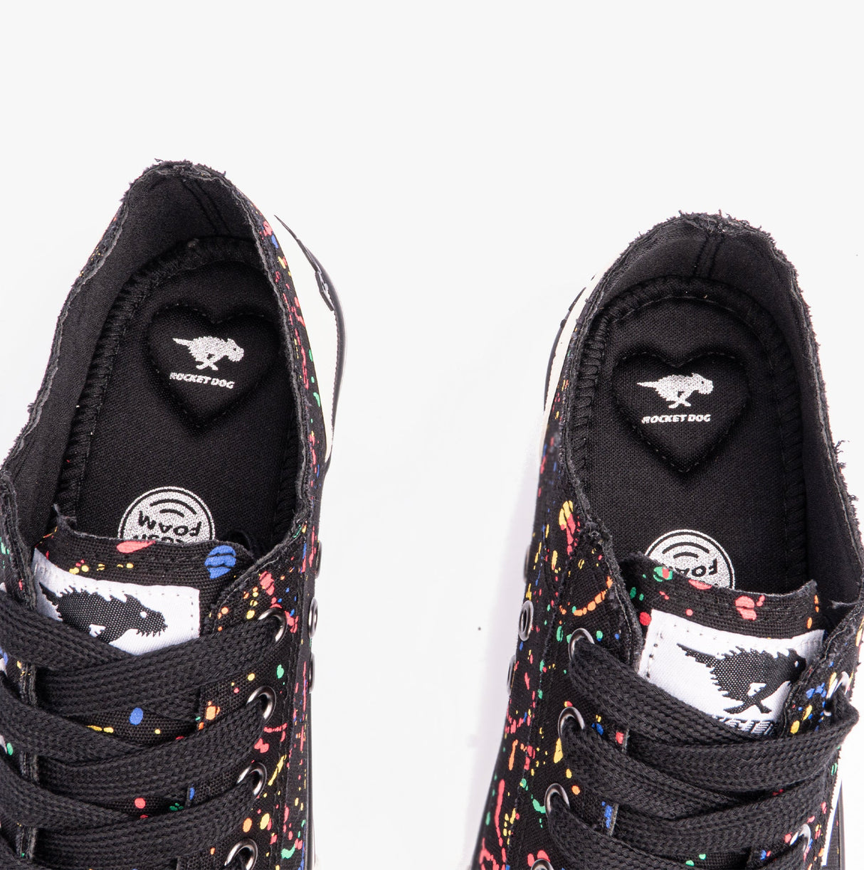 Rocket Dog JAZZIN SPLASH Womens Trainers Black Multi