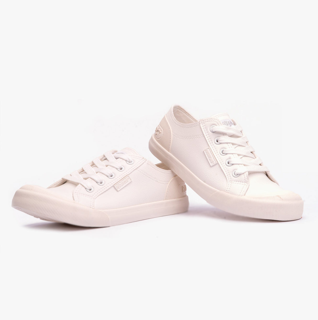 Rocket Dog JAZZIN SPORTY PU Womens Trainers White