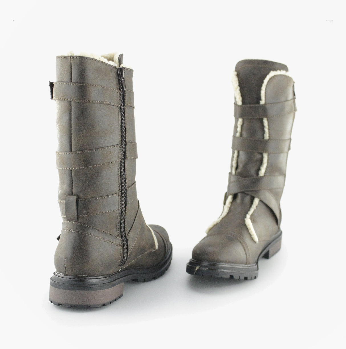 Rocket Dog LANCE Womens Biker Boots Brown