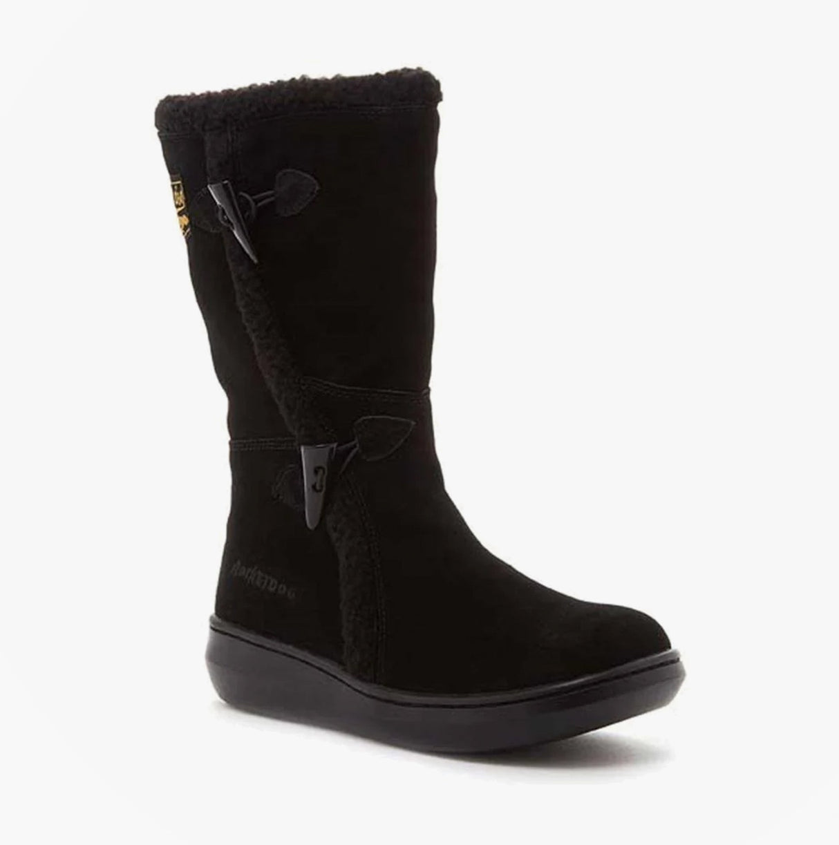 Rocket Dog SLOPE SUEDE Womens Suede Winter Boots Black