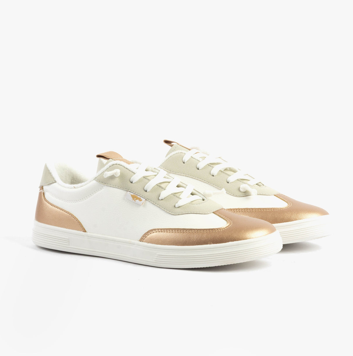 Rocket Dog ZAP Womens Trainers Gold/White