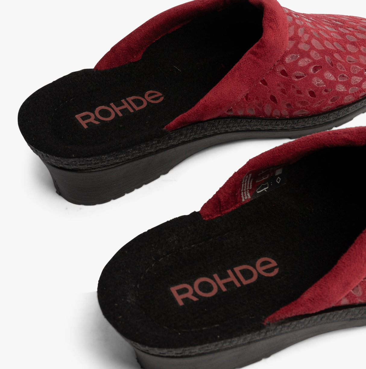 Rohde 2456-48 Womens Mules Wine