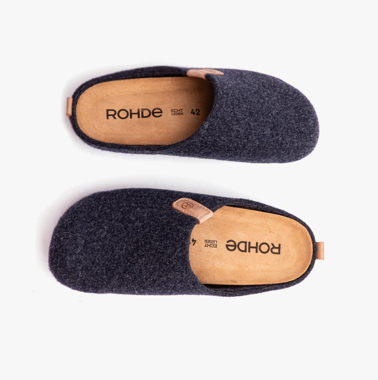 Rohde 6900-56 Mens Slippers Ocean Blue