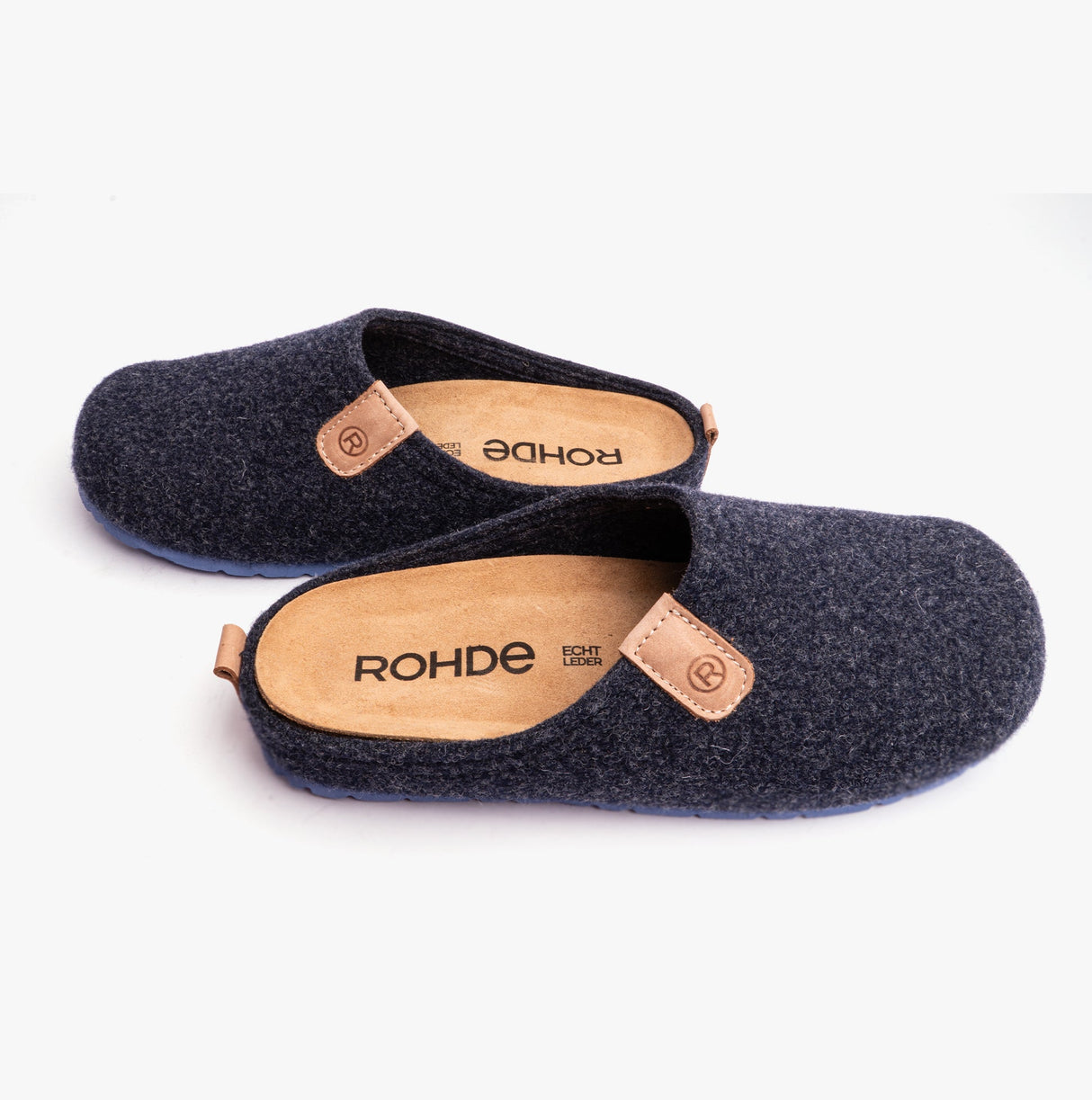 Rohde 6900-56 Mens Slippers Ocean Blue