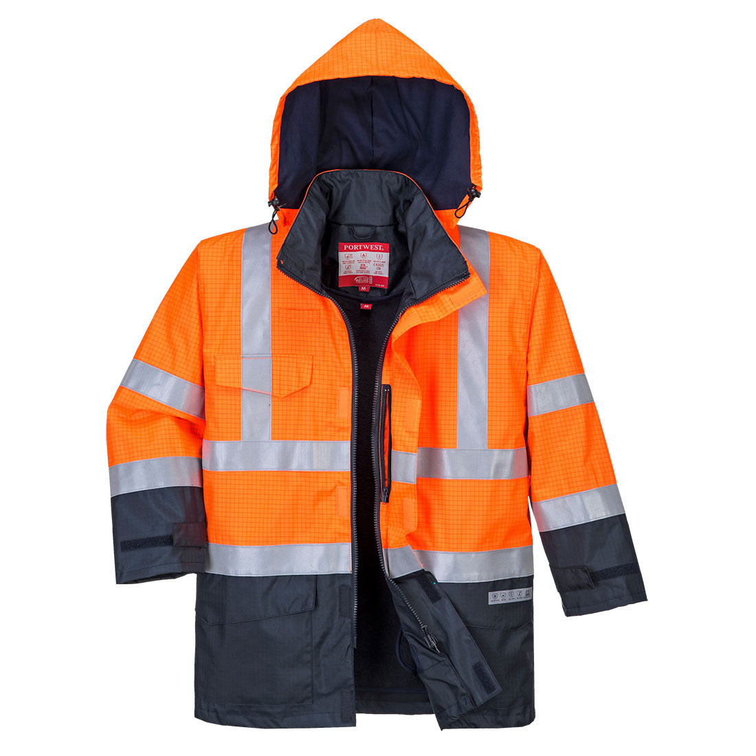Portwest Bizflame Rain Hi-Vis Constrast FR Jacket