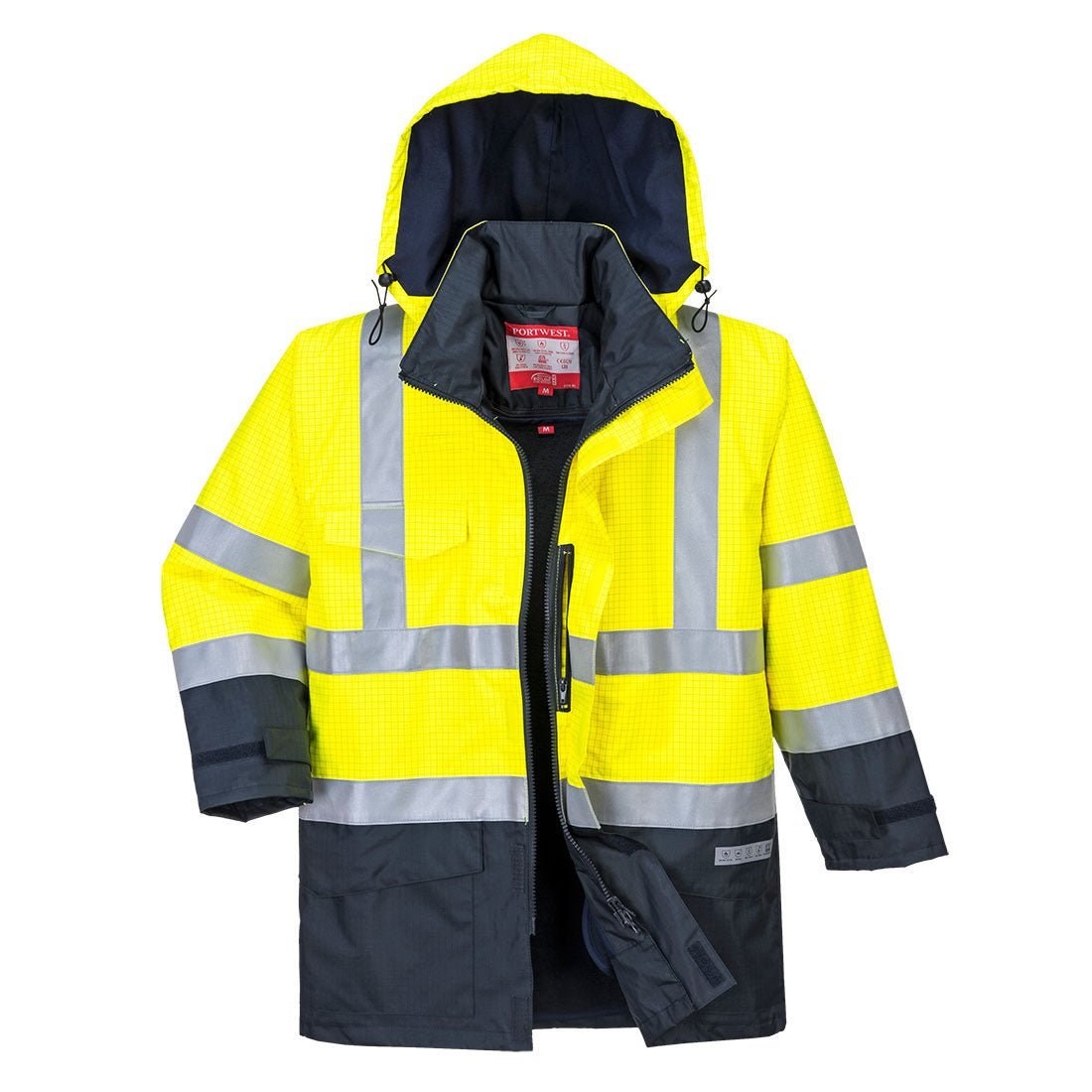 Portwest Bizflame Rain Hi-Vis Constrast FR Jacket