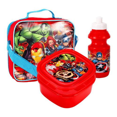 SB7 OFFIAL AVENGERS 3 PC LUNCH SET
